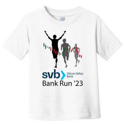 Svb Silicon Valley Bank Run ′23 Toddler T-Shirt