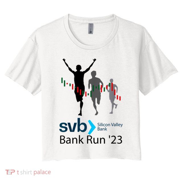 Svb Silicon Valley Bank Run ′23 Crop Top