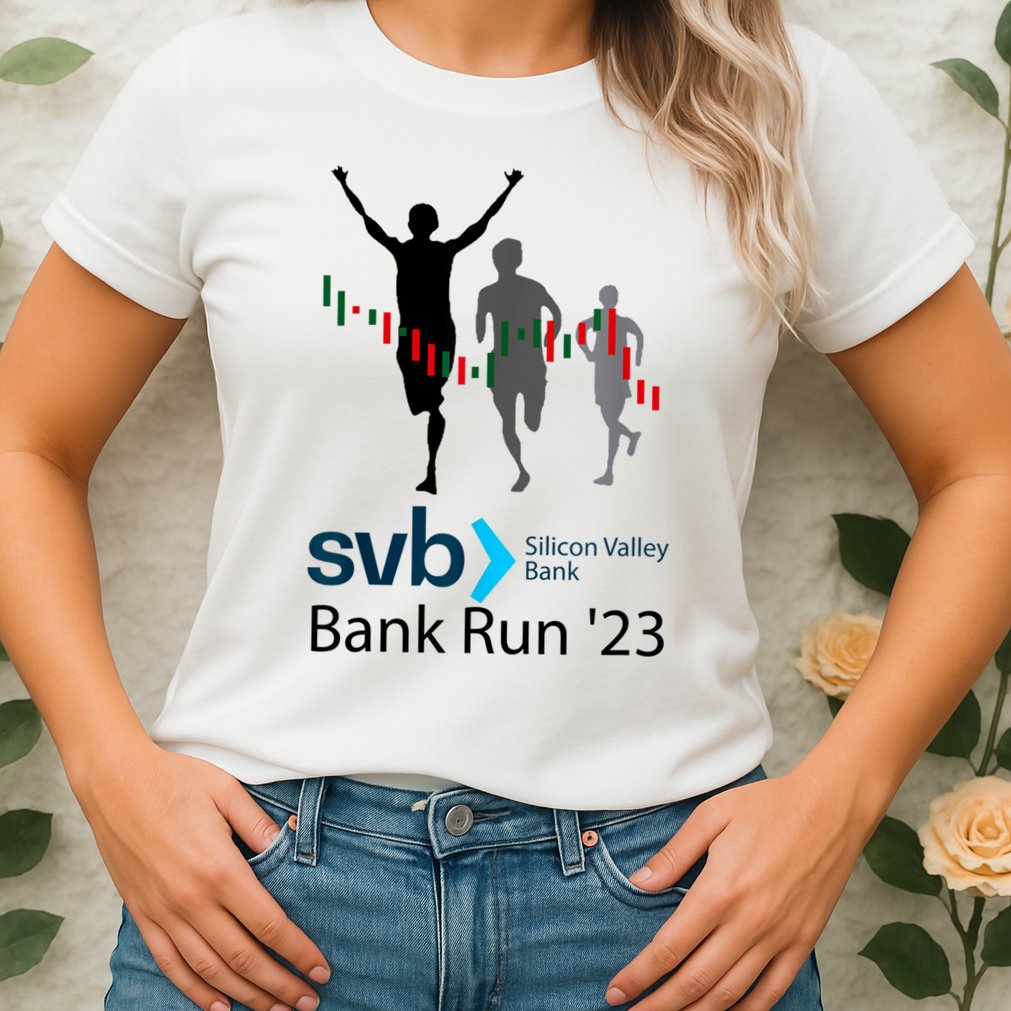 Svb Silicon Valley Bank Run ′23 Womens T-Shirt