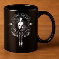 Sparta Si Vis Pacem Para Bellum 11oz C Handle Ceramic Mug