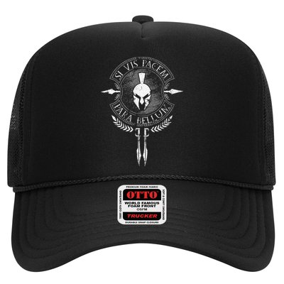 Sparta Si Vis Pacem Para Bellum Trucker Hat