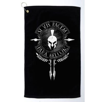 Sparta Si Vis Pacem Para Bellum Golf Towel