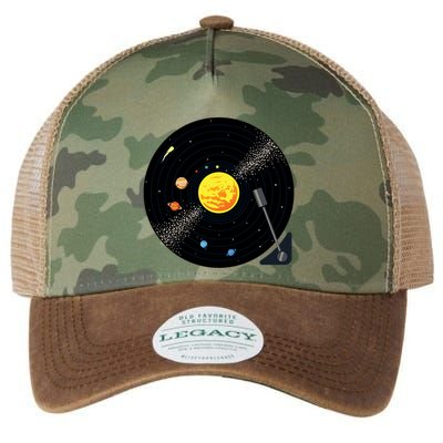 Solar System Vinyl Record Active Legacy Tie Dye Trucker Hat