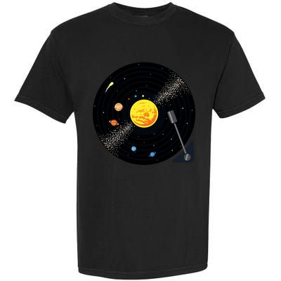 Solar System Vinyl Record Active Garment-Dyed Heavyweight T-Shirt