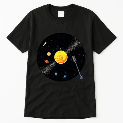 Solar System Vinyl Record Active Tall T-Shirt