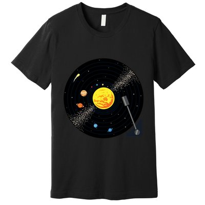 Solar System Vinyl Record Active Premium T-Shirt