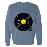 Solar System Vinyl Record Active Garment-Dyed Sweatshirt