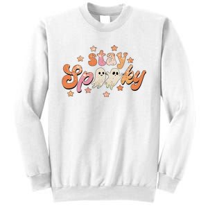 Stay Spooky Vibe Halloween Scary Ghost Funny Sweatshirt