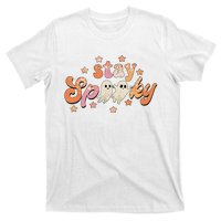 Stay Spooky Vibe Halloween Scary Ghost Funny T-Shirt