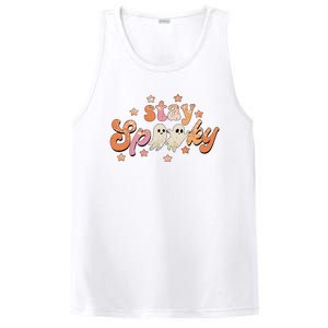 Stay Spooky Vibe Halloween Scary Ghost Funny PosiCharge Competitor Tank