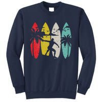 Surfer Surfboard Vintage Surfing Beach Summer Surf Sweatshirt