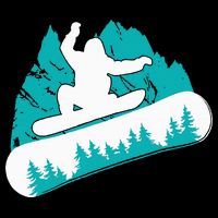 Snowboarding Snowboarder Vintage Winter Sports Holiday Womens T-Shirt