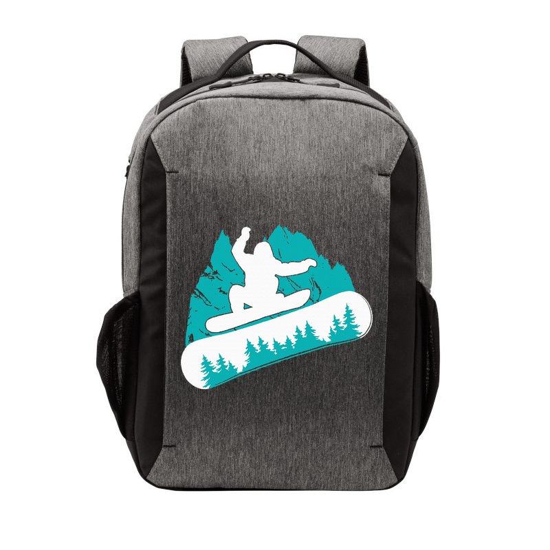 Snowboarding Snowboarder Vintage Winter Sports Holiday Vector Backpack