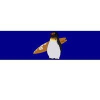 Surfing Surfboard Vintage Classic Retro Surfboarder Penguin Gift Bumper Sticker