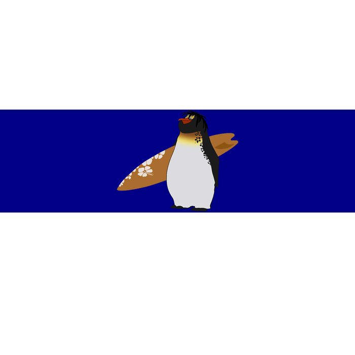 Surfing Surfboard Vintage Classic Retro Surfboarder Penguin Gift Bumper Sticker