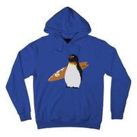 Surfing Surfboard Vintage Classic Retro Surfboarder Penguin Gift Tall Hoodie