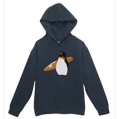 Surfing Surfboard Vintage Classic Retro Surfboarder Penguin Gift Urban Pullover Hoodie