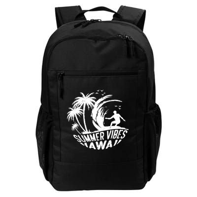 Surfing Summer Vibes Hawaii Surfing Vintage Gift Backpack