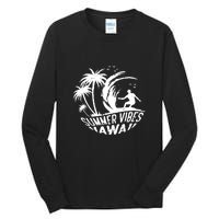 Surfing Summer Vibes Hawaii Surfing Vintage Gift Tall Long Sleeve T-Shirt