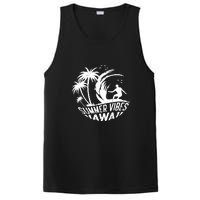 Surfing Summer Vibes Hawaii Surfing Vintage Gift PosiCharge Competitor Tank