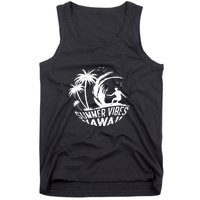 Surfing Summer Vibes Hawaii Surfing Vintage Gift Tank Top