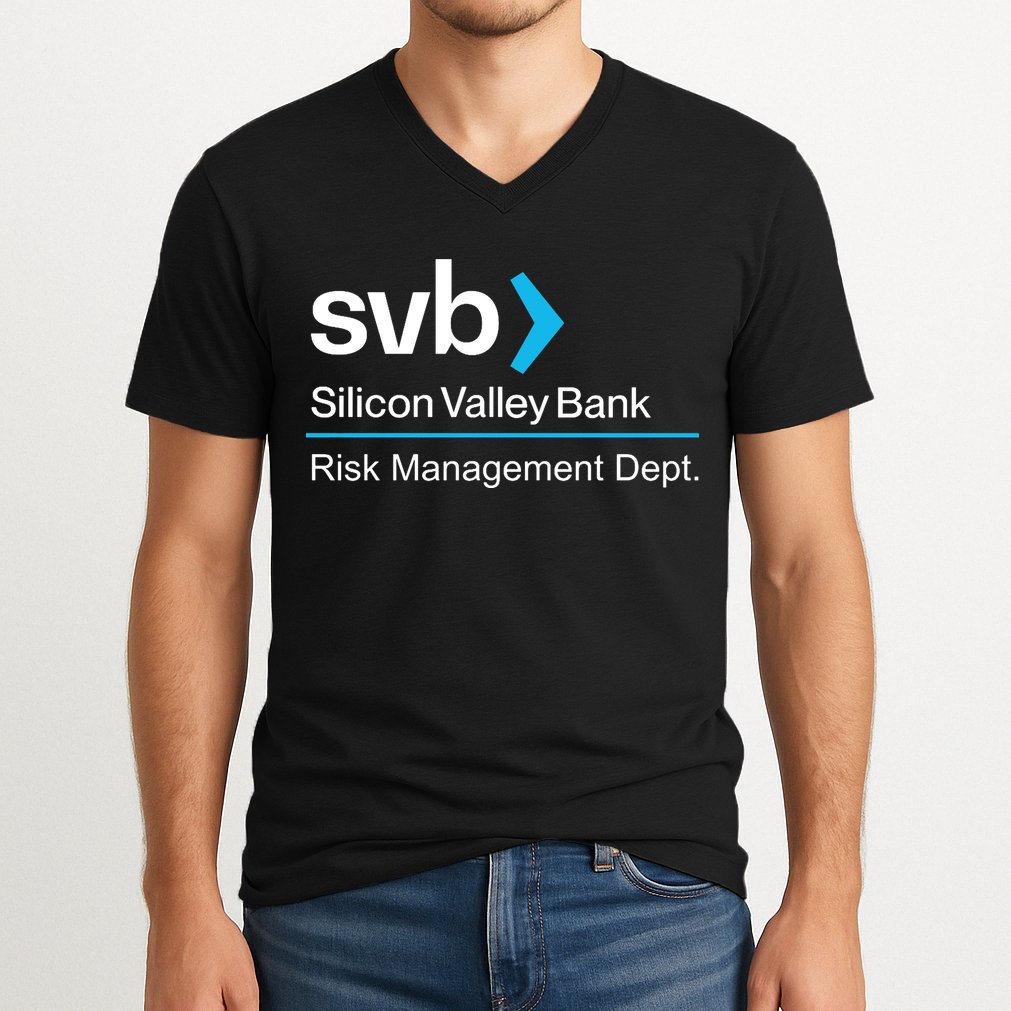Svb Silicon Valley Bank V-Neck T-Shirt
