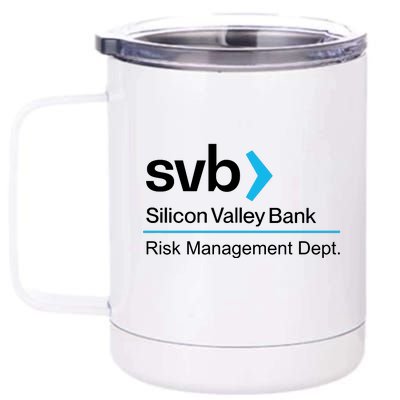 Svb Silicon Valley Bank 12 oz Stainless Steel Tumbler Cup