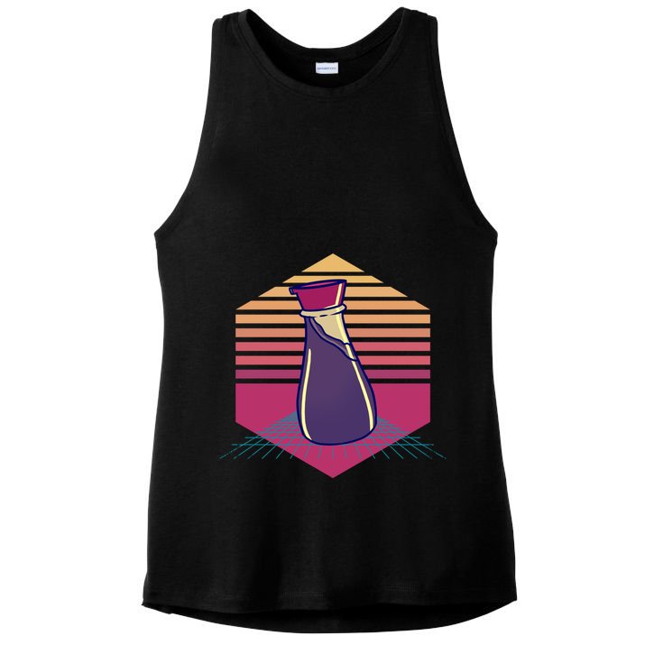 Soy Sauce Vintage Sushi Lover Gift Ladies PosiCharge Tri-Blend Wicking Tank
