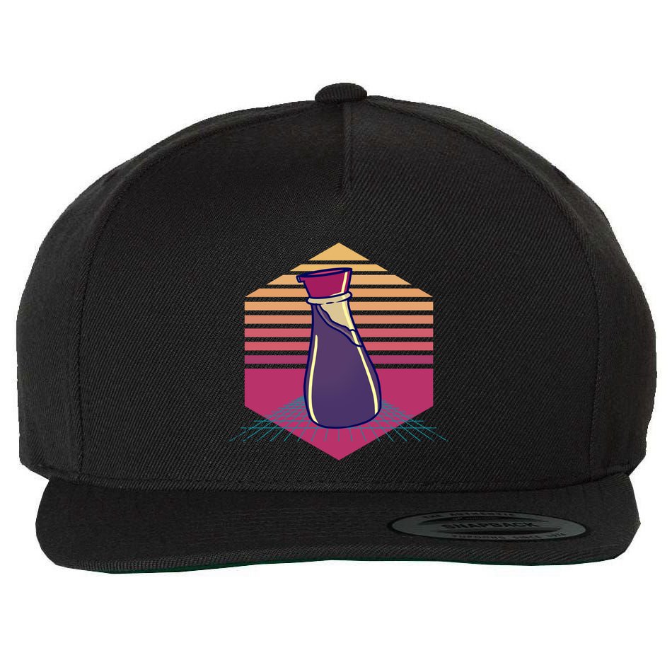 Soy Sauce Vintage Sushi Lover Gift Wool Snapback Cap