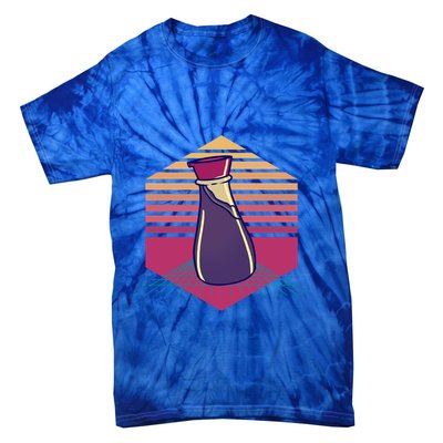 Soy Sauce Vintage Sushi Lover Gift Tie-Dye T-Shirt