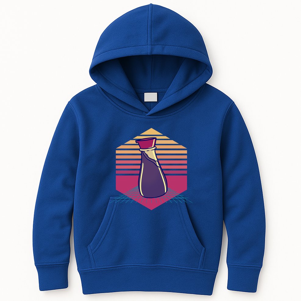 Soy Sauce Vintage Sushi Lover Gift Kids Hoodie