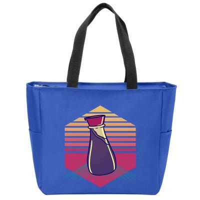 Soy Sauce Vintage Sushi Lover Gift Zip Tote Bag