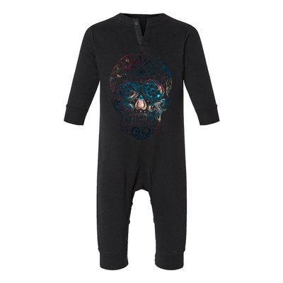 Sugar Skull V1 Infant Fleece One Piece