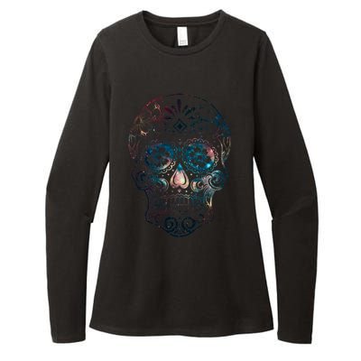 Sugar Skull V1 Womens CVC Long Sleeve Shirt