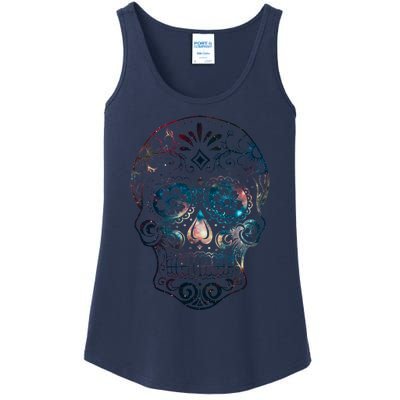 Sugar Skull V1 Ladies Essential Tank