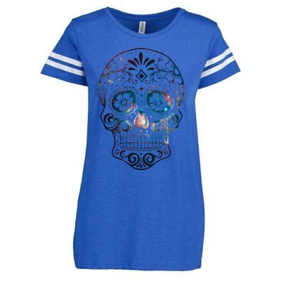 Sugar Skull V1 Enza Ladies Jersey Football T-Shirt