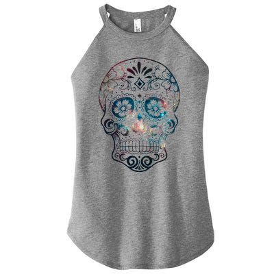 Sugar Skull V1 Women's Perfect Tri Rocker Tank