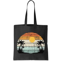 Sunshine Summer Vibes Palm Trees Beach Retro Tropical Summer Bag