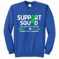 Support Squad Warrior Cerebral Palsy Awareness Feather Gift Sweatshirt