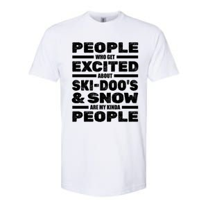 Snowmobile SkidooS Winter Snow Machine Snowmobiling Gift Softstyle CVC T-Shirt