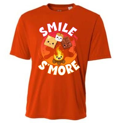 Smile S'more Weekend Clamping Great Gift Cooling Performance Crew T-Shirt