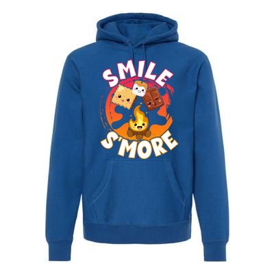 Smile S'more Weekend Clamping Great Gift Premium Hoodie