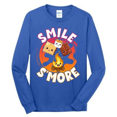 Smile S'more Weekend Clamping Great Gift Tall Long Sleeve T-Shirt