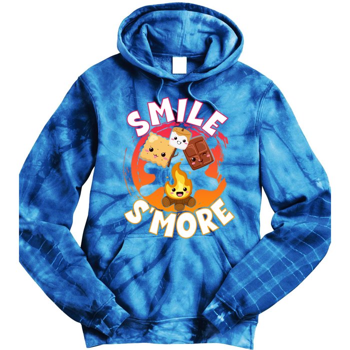 Smile S'more Weekend Clamping Great Gift Tie Dye Hoodie