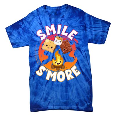 Smile S'more Weekend Clamping Great Gift Tie-Dye T-Shirt