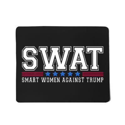 Swat Smart Women Against Trump Funny Anti Trump 2024 Mousepad