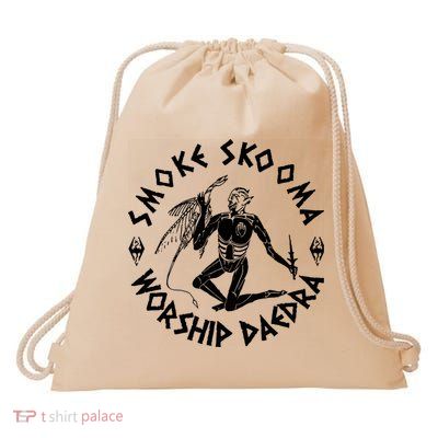 Smoke Skooma Worship Daedra Drawstring Bag