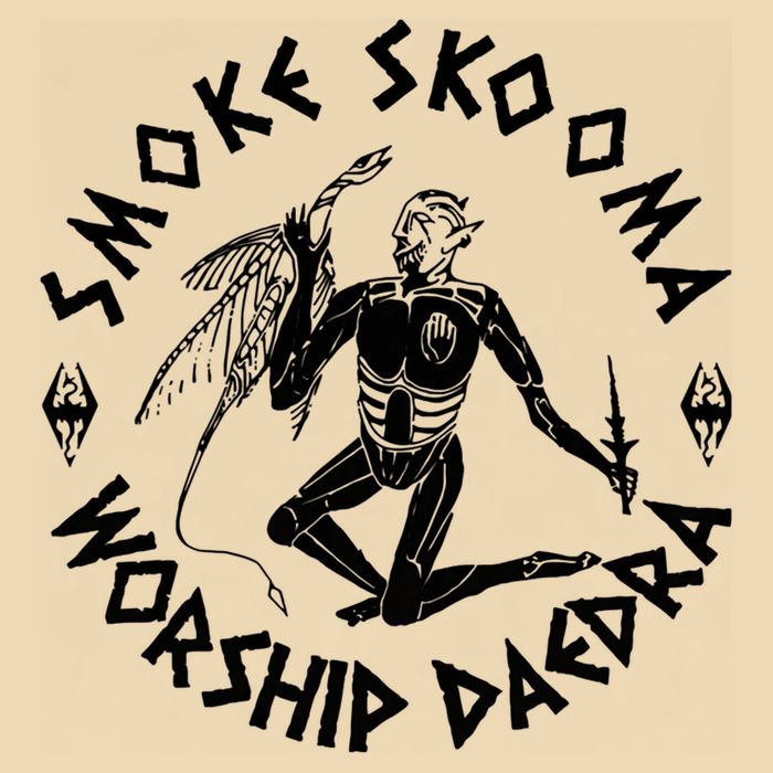 Smoke Skooma Worship Daedra Drawstring Bag