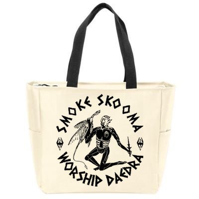 Smoke Skooma Worship Daedra Zip Tote Bag