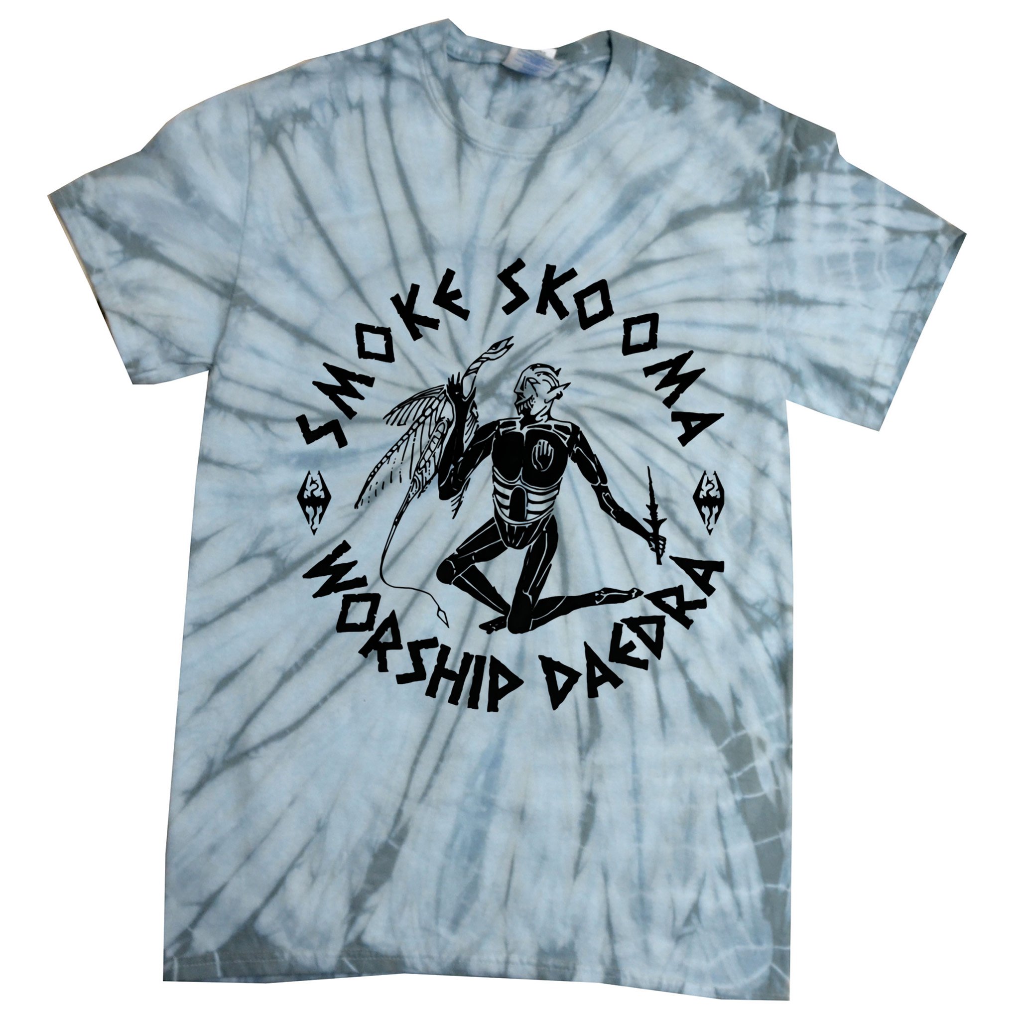 Smoke Skooma Worship Daedra Tie-Dye T-Shirt